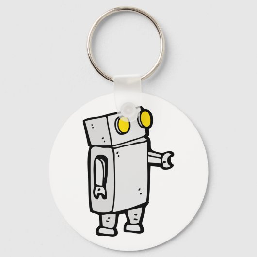 Basis-robot Sleutelhanger (Achterkant)