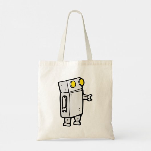 Basis-robot Tote Bag (Achterkant)