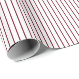 Basis Rode Pinstripe Minimalistische All-Gelegenhe Cadeaupapier