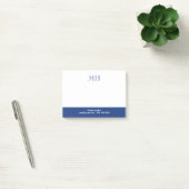 Basis Schoon Initiaal Wit Blauw Post-it® Notes (Kantoor)