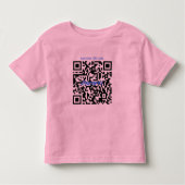 Basis Shirt met uw QR-code (Voorkant)