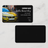 BASIS SJABLOON VISITEKAARTJE auto, autoverkoop (Voorkant / Achterkant)