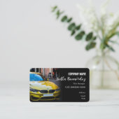 BASIS SJABLOON VISITEKAARTJE auto, autoverkoop (Staand voorkant)
