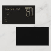 BASIS SJABLOON VISITEKAARTJE BARBER SHOP (Voorkant / Achterkant)