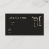 BASIS SJABLOON VISITEKAARTJE BARBER SHOP (Voorkant)