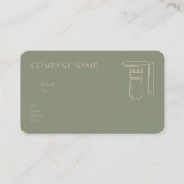 BASIS SJABLOON VISITEKAARTJE BARBER SHOP