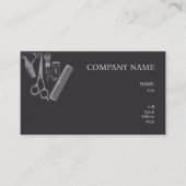 BASIS SJABLOON VISITEKAARTJE BARBER SHOP (Voorkant)