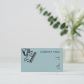 BASIS SJABLOON VISITEKAARTJE BARBER SHOP (Staand voorkant)