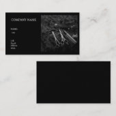 BASIS SJABLOON VISITEKAARTJE BARBER SHOP (Voorkant / Achterkant)