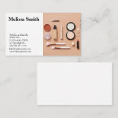 BASIS SJABLOON VISITEKAARTJE MAKEUP ARTIST (Voorkant / Achterkant)