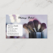 BASIS SJABLOON VISITEKAARTJE MAKEUP ARTIST (Voorkant)