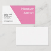 BASIS SJABLOON VISITEKAARTJE MAKEUP ARTIST (Voorkant / Achterkant)