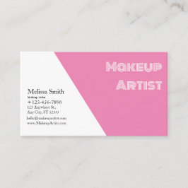 BASIS SJABLOON VISITEKAARTJE MAKEUP ARTIST