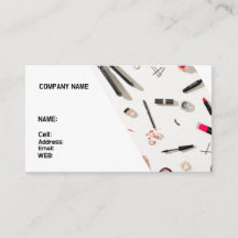 BASIS SJABLOON VISITEKAARTJE MAKEUP ARTIST