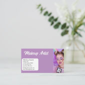 BASIS SJABLOON VISITEKAARTJE MAKEUP ARTIST (Staand voorkant)