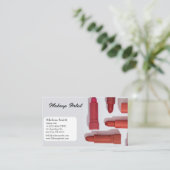 BASIS SJABLOON VISITEKAARTJE MAKEUP ARTIST (Staand voorkant)