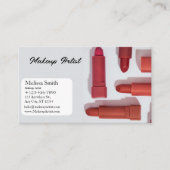 BASIS SJABLOON VISITEKAARTJE MAKEUP ARTIST (Voorkant)