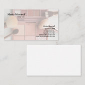 BASIS SJABLOON VISITEKAARTJE MAKEUP ARTIST (Voorkant / Achterkant)