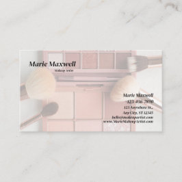 BASIS SJABLOON VISITEKAARTJE MAKEUP ARTIST