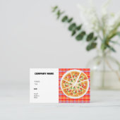 BASIS SJABLOON VISITEKAARTJE PIZZA (Staand voorkant)