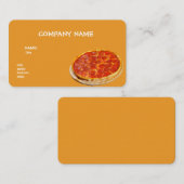 BASIS SJABLOON VISITEKAARTJE PIZZA (Voorkant / Achterkant)