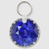 Basis sleutelhanger van saffier (Voorkant)