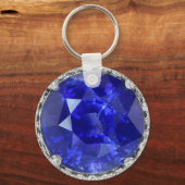 Basis sleutelhanger van saffier (Voorkant)