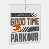 Basis springen Het is altijd een goed moment voor  Keramisch Ornament (Rechts)