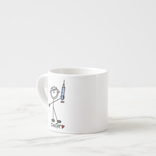 Basis Stokfiguur Dokter Espresso Kop (Links)