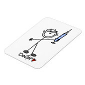 Basis Stokfiguur Dokter Magneet (Linkerzijde)