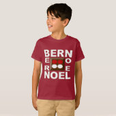 Basis T-shirt bruin Design BERN NOEL (Voorkant volledig)