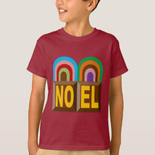 Basis T-shirt bruin Design TAARTEN KERST