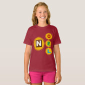 Basis T-shirt bruin  NOEL ZON CHOCOLADE (Voorkant volledig)