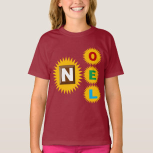 Basis T-shirt bruin  NOEL ZON CHOCOLADE