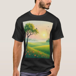 Basis T-shirt donker