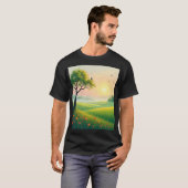 Basis T-shirt donker (Voorkant volledig)