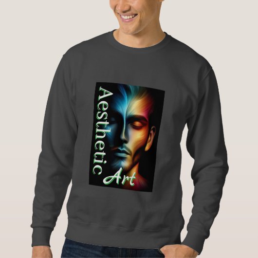 Basis T-shirt met capuchon voor heren (Voorkant)