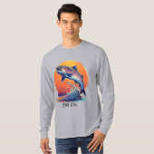 Basis T-shirt Met Lange Mouwen (Voorkant volledig)