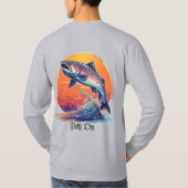 Basis T-shirt Met Lange Mouwen (Achterkant)