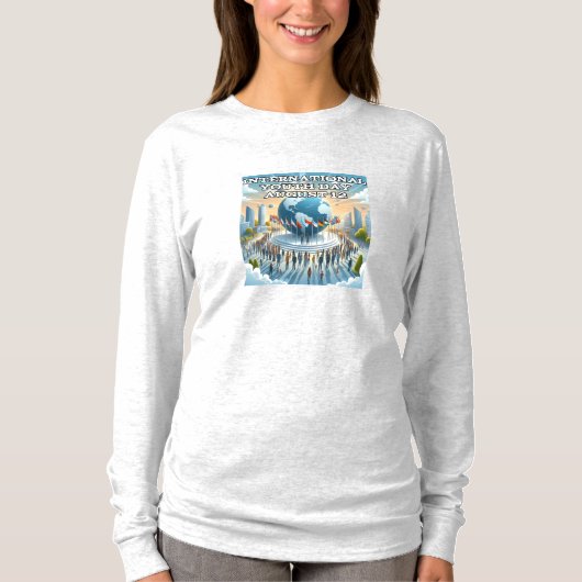 Basis T-shirt met lange mouwen (Voorkant)