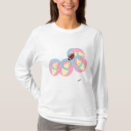 Basis T-shirt met lange mouwen: Voetbal in bewegin