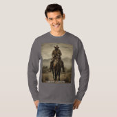 Basis T-shirt met lange mouwen voor heren (Voorkant volledig)