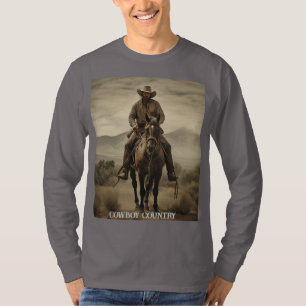 Basis T-shirt met lange mouwen voor heren