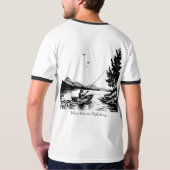 Basis T-shirt met ronde hals voor heren (Achterkant)