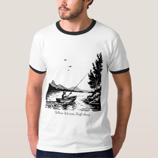 Basis T-shirt met ronde hals voor heren (Voorkant)