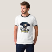 Basis T-shirt met ronde hals voor heren (Voorkant volledig)