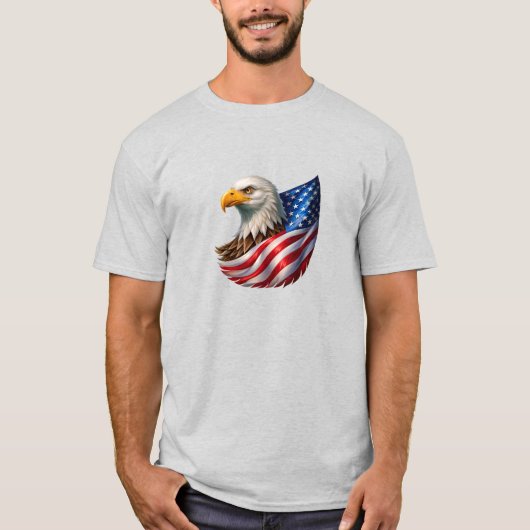 Basis T-shirt ....Onafhankelijkheidsdag (Voorkant)