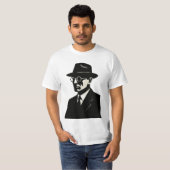 basis-t-shirt t-shirt (Voorkant volledig)