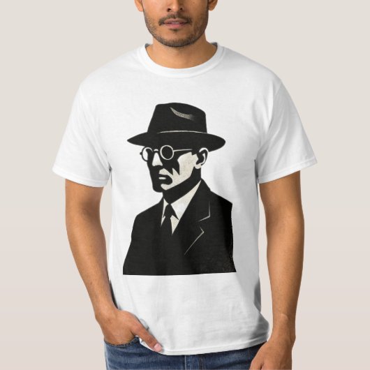 basis-t-shirt t-shirt (Voorkant)
