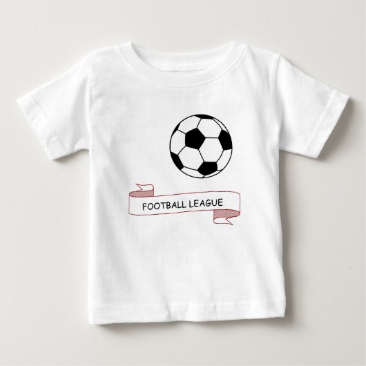 Basis t-shirt voor baby's voetbalcompetitie (Voorkant)